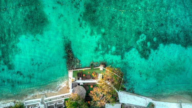 Exclusive area at Isla del Rosario